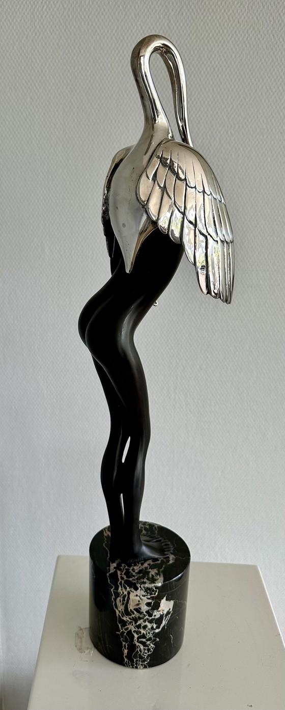 Image 1 of Bruno Bruni Leda & The Swan Bronze Statue