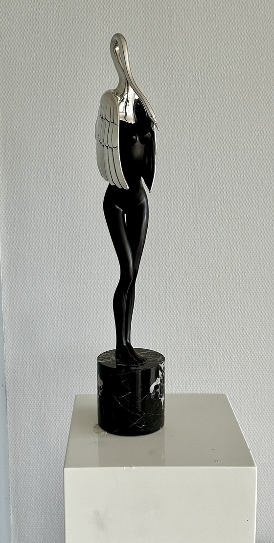 Image 1 of Bruno Bruni Leda & The Swan Bronze Statue