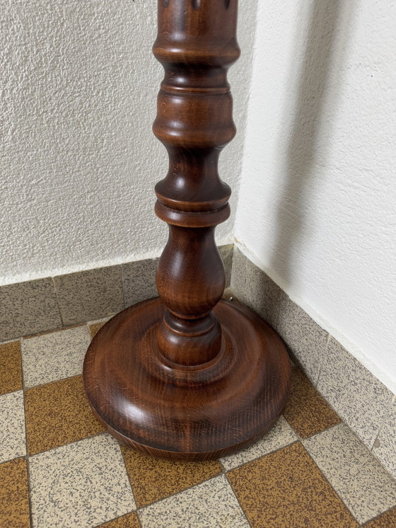 Image 1 of Colonna in legno intagliato d'epoca 