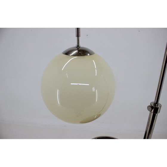 Image 1 of Lampada da terra funzionalista vintage cromata, Cecoslovacchia 1930