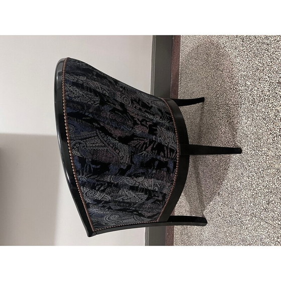 Image 1 of Vintage Art Deco armchair in lacquered wood