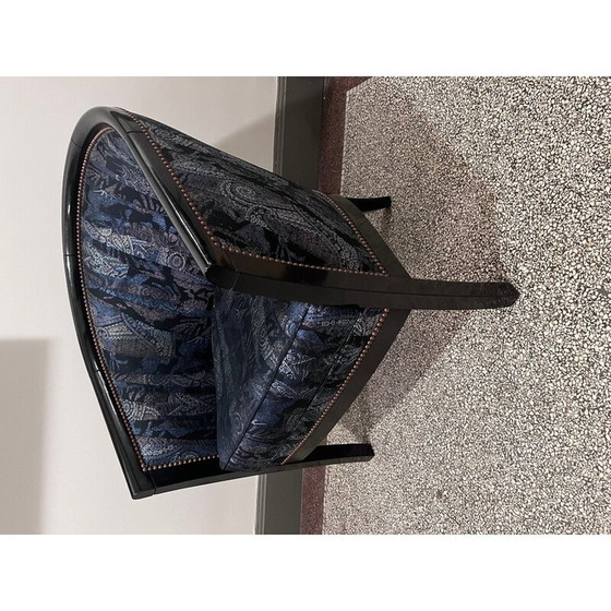 Image 1 of Vintage Art Deco armchair in lacquered wood