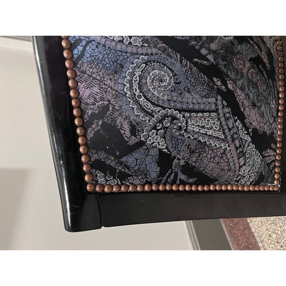 Image 1 of Vintage Art Deco armchair in lacquered wood