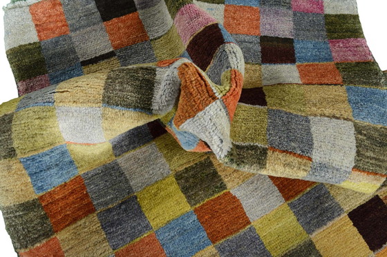 Image 1 of Hand-knotted Gabbeh nomadic rug - 141 X 96 Cm