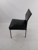 6 KFF leather dinning chairs model Texas 4 black 2 red 