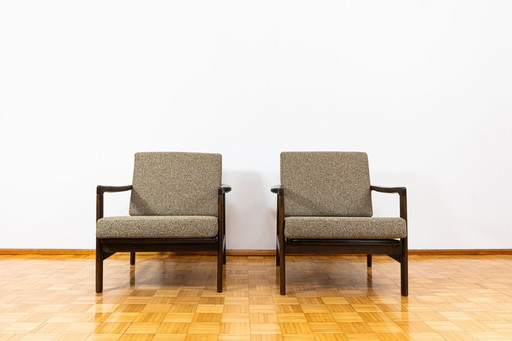 Pair of Mid-Century Armchairs B7522 by Zenon Bączyk, Poland, 1960s