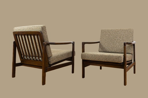 Pair of Mid-Century Armchairs B7522 by Zenon Bączyk, Poland, 1960s