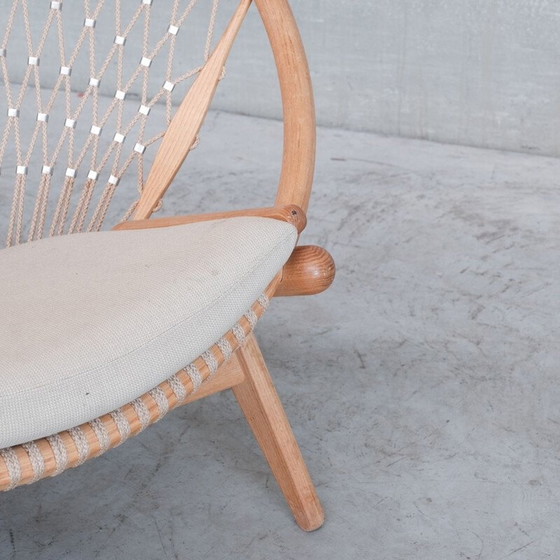 Image 1 of Danish mid-century circle armchair by Hans J Wegner for Pp mobler, 1980s