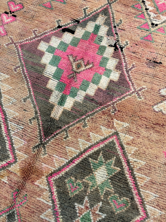 Image 1 of Boho Chic Vintage Moroccan Rug 