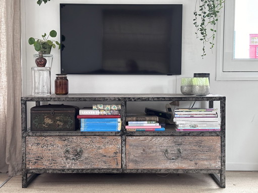 TV Furniture Industrial Look