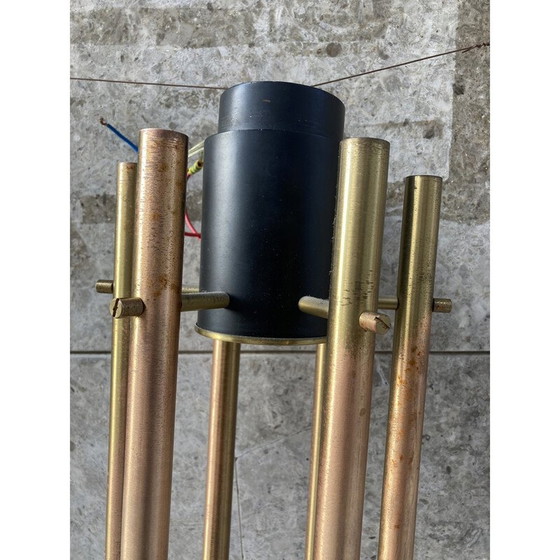 Image 1 of Vintage chandelier in brass, 1970s