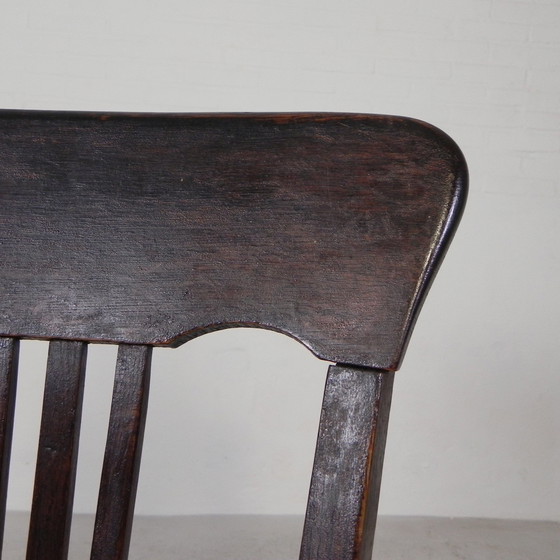 Image 1 of Oak Desk Chair, Studio Chair, Height Adjustable, 1930s