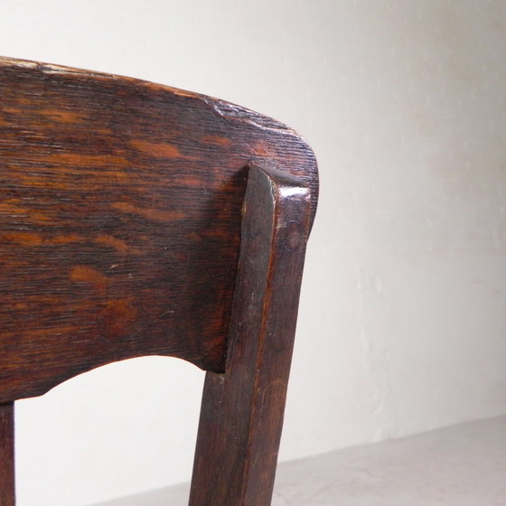 Image 1 of Oak Desk Chair, Studio Chair, Height Adjustable, 1930s