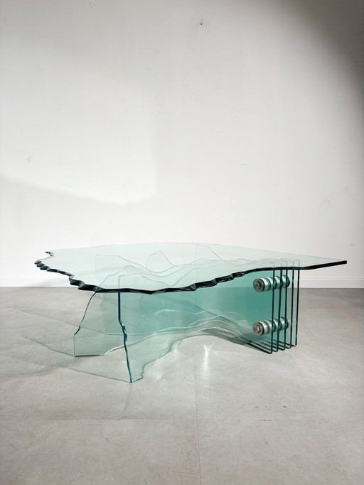 Table basse "Shell" par Danny Lane pour Fiam Italy