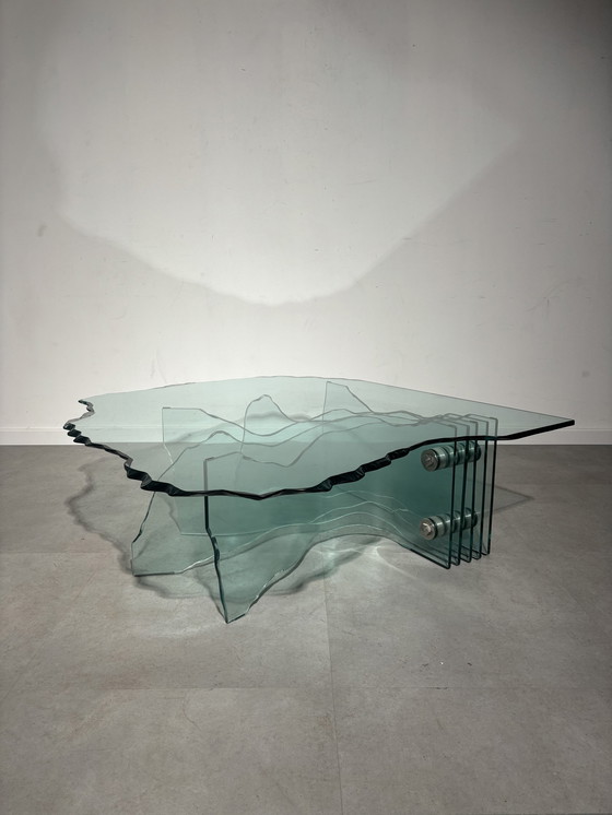 Image 1 of "Shell" Coffee table by Danny Lane for Fiam Italy