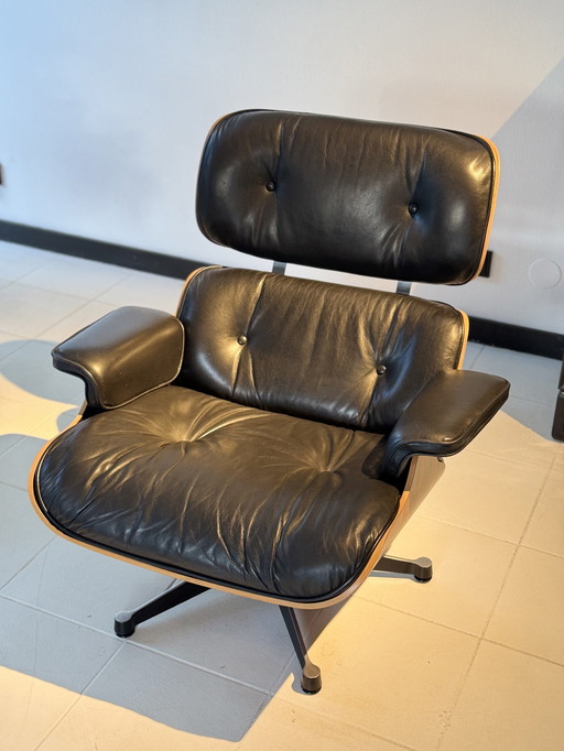 Vintage - Original Herman Miller Vitra Eames Lounge Chair (made of Madagascar rosewood)