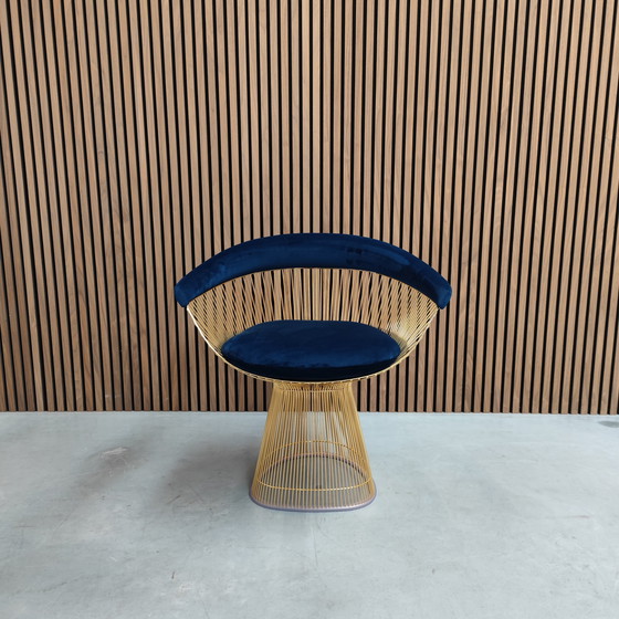 Image 1 of Knoll Warren Platner chair 18krt gold