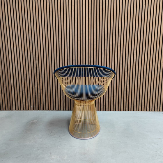 Image 1 of Knoll Warren Platner chair 18krt gold