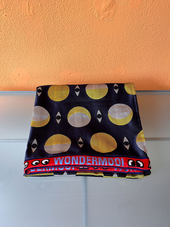 Image 1 of IKEA X Walter van Beirendonck Glódande blue cushion cover