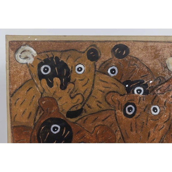 Image 1 of Cuadro antiguo de osos de Hervé Maury
