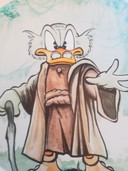 Disney, Star Wars "Master Yoduck". Signed And Numbered.