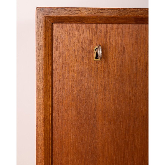 Image 1 of Vintage teak wood sideboard with three sliding doors, 1970s