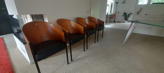 Image 1 of 4x Driade Aleph Costas by Philippe Starck armchairs