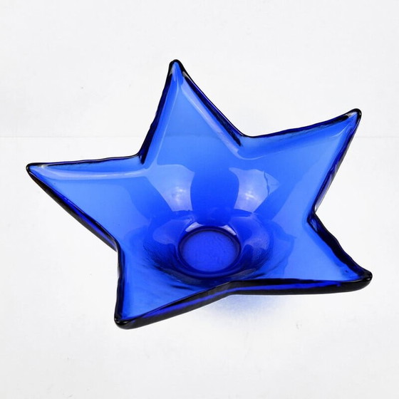 Image 1 of Vintage "Starfish" bowl for Huta Szkła Gospodarczy Ząbkowice, Poland 1970s