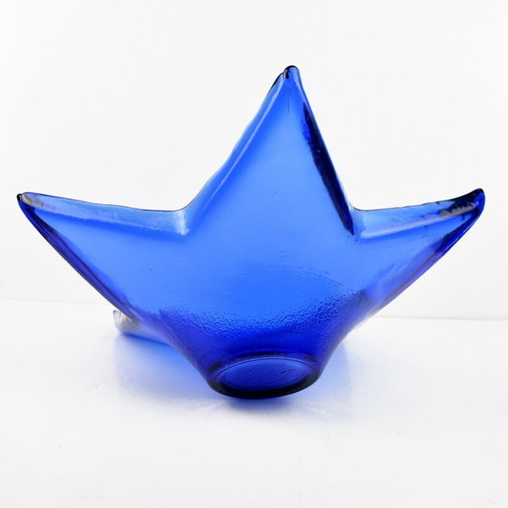 Image 1 of Vintage "Starfish" bowl for Huta Szkła Gospodarczy Ząbkowice, Poland 1970s