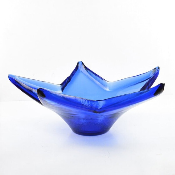 Image 1 of Vintage "Starfish" bowl for Huta Szkła Gospodarczy Ząbkowice, Poland 1970s