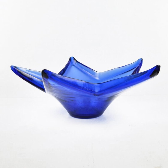 Image 1 of Vintage "Starfish" bowl for Huta Szkła Gospodarczy Ząbkowice, Poland 1970s