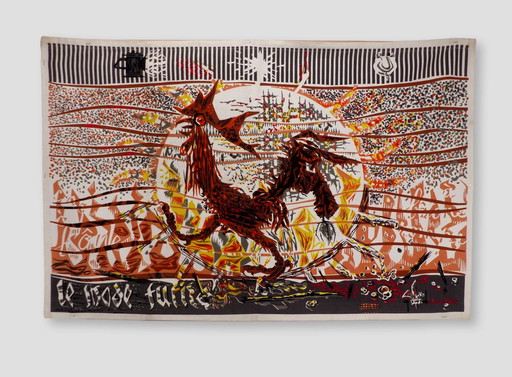 Tapestry Au Coq Delevallez 1967