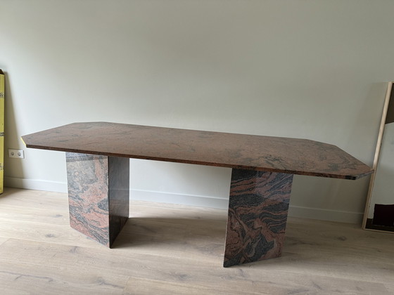 Image 1 of Tavolo da pranzo in marmo vintage