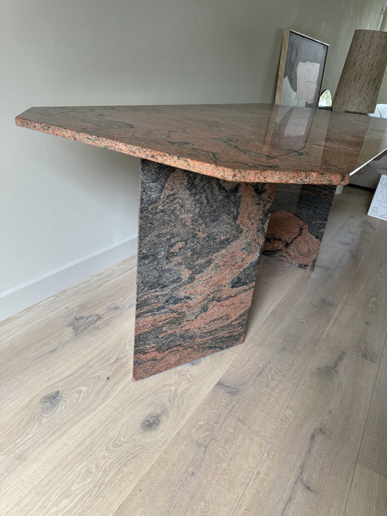 Image 1 of Table de salle à manger vintage en marbre