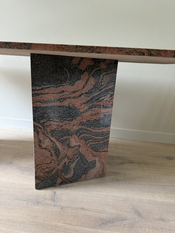 Image 1 of Table de salle à manger vintage en marbre