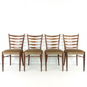 4x chaise vintage design danois