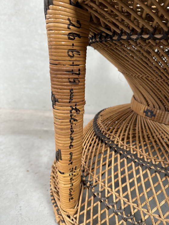 Image 1 of Sedia vintage "pavone" 