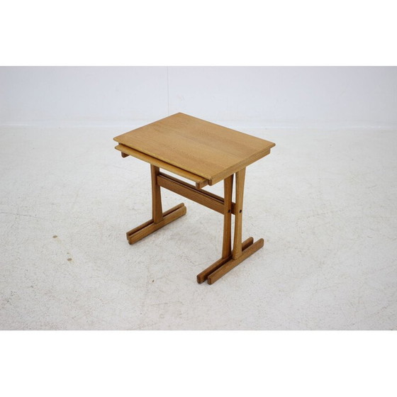 Image 1 of Mid-century oak nesting tables, Denmark 1960s
