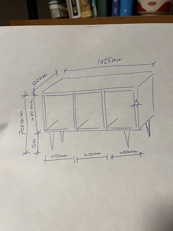 Image 1 of Audio / Vinyl furniture / Record cabinet