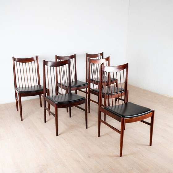 Image 1 of Vintage Rio rosewood chairs by Arne Vodder for Sibast furniture, Denmark 1960