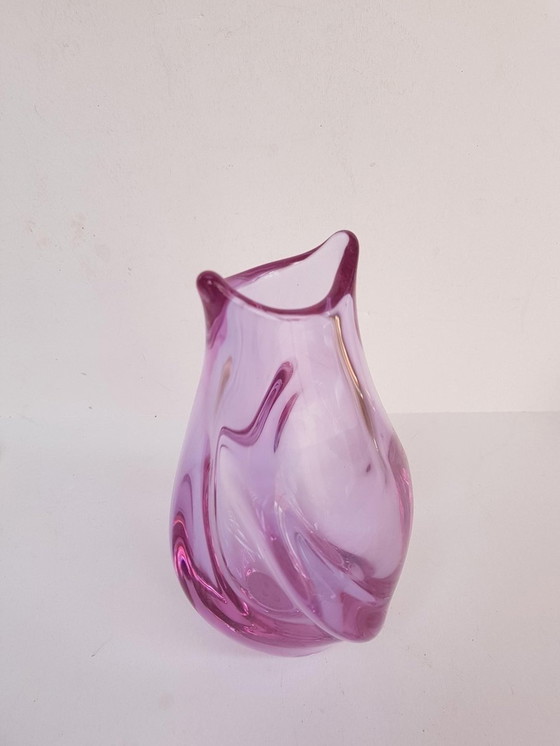 Image 1 of Art Glass Vase By Klinger Miroslav 