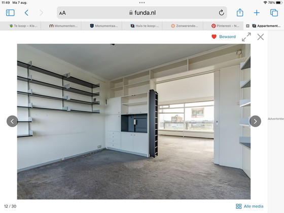 Image 1 of Dieter Rams Vitsoe 606 Rack With 30 Shelves Of Different Sizes