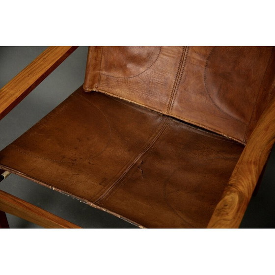 Image 1 of Vintage Safari lounge chair in rosewood by Michel Arnoult, Brazil 1960