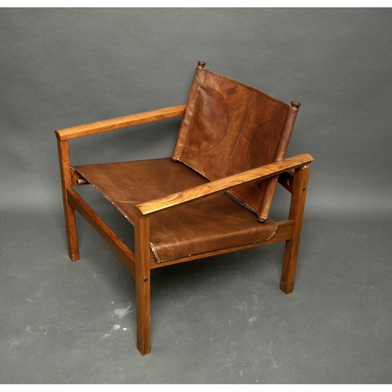 Image 1 of Vintage Safari lounge chair in rosewood by Michel Arnoult, Brazil 1960