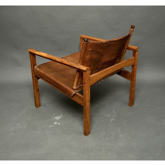 Image 1 of Vintage Safari lounge chair in rosewood by Michel Arnoult, Brazil 1960