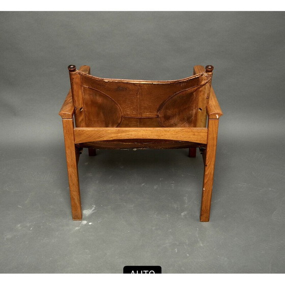 Image 1 of Vintage Safari lounge chair in rosewood by Michel Arnoult, Brazil 1960
