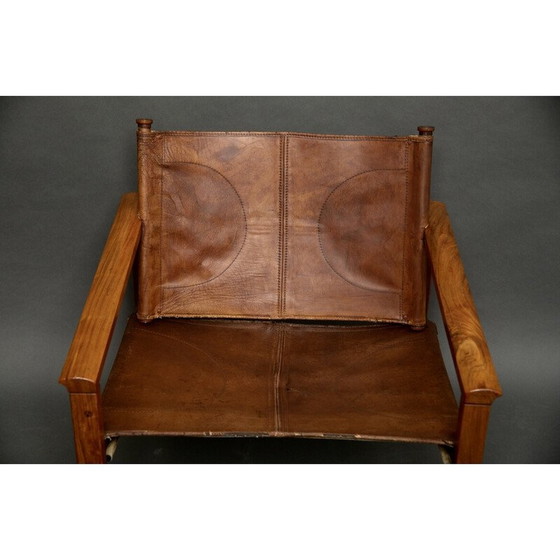Image 1 of Vintage Safari lounge chair in rosewood by Michel Arnoult, Brazil 1960