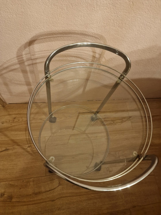 Image 1 of Carrello portavivande con tavolino vintage