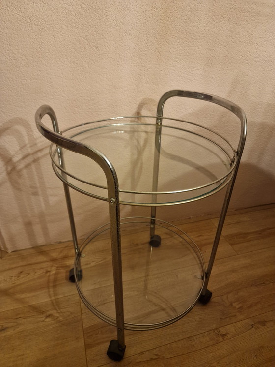 Image 1 of Carrello portavivande con tavolino vintage