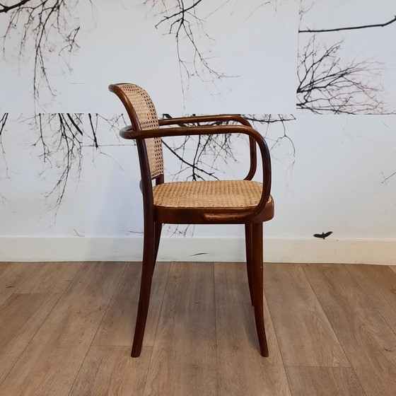 Image 1 of Set Of 4 Brown No. 811 Or Prague Chairs By Ligna, 1970S